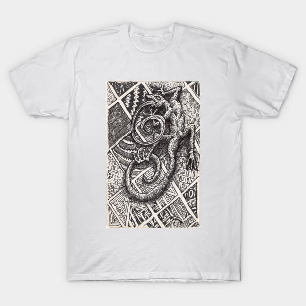 Salamander T-Shirt by Backbrain